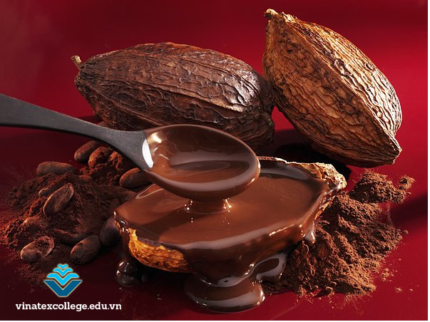 Hạt cacao sau khi được xay thành bột